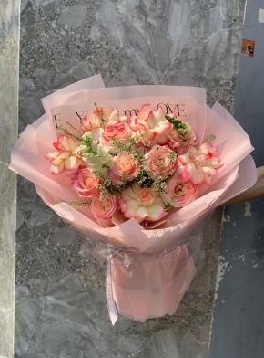 Bó Hoa Hồng Song hỷ 