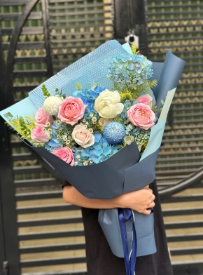 bó Hoa Tone Xanh mix