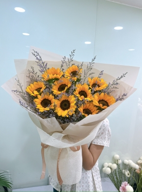 Bó Hoa Hướng Dương Siêu Tỏa Nắng