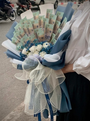 Bó Hoa Tiền Sang Trọng