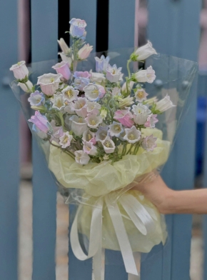 Bó Hoa Chuông Tone Màu Pastel Siêu Nhẹ Nhàng Đáng yêu