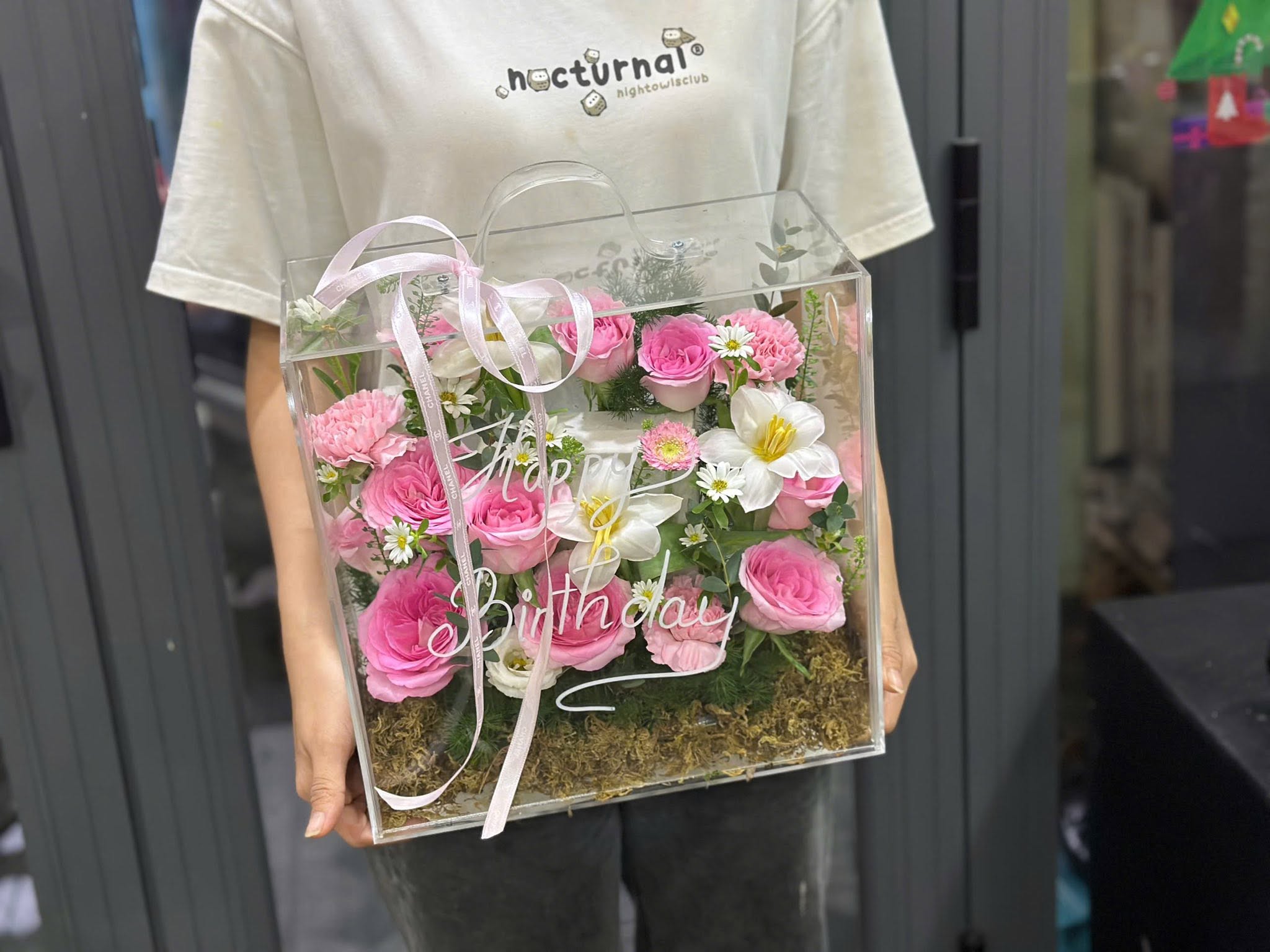 giỏ hoa khai trương tại Bình Tân