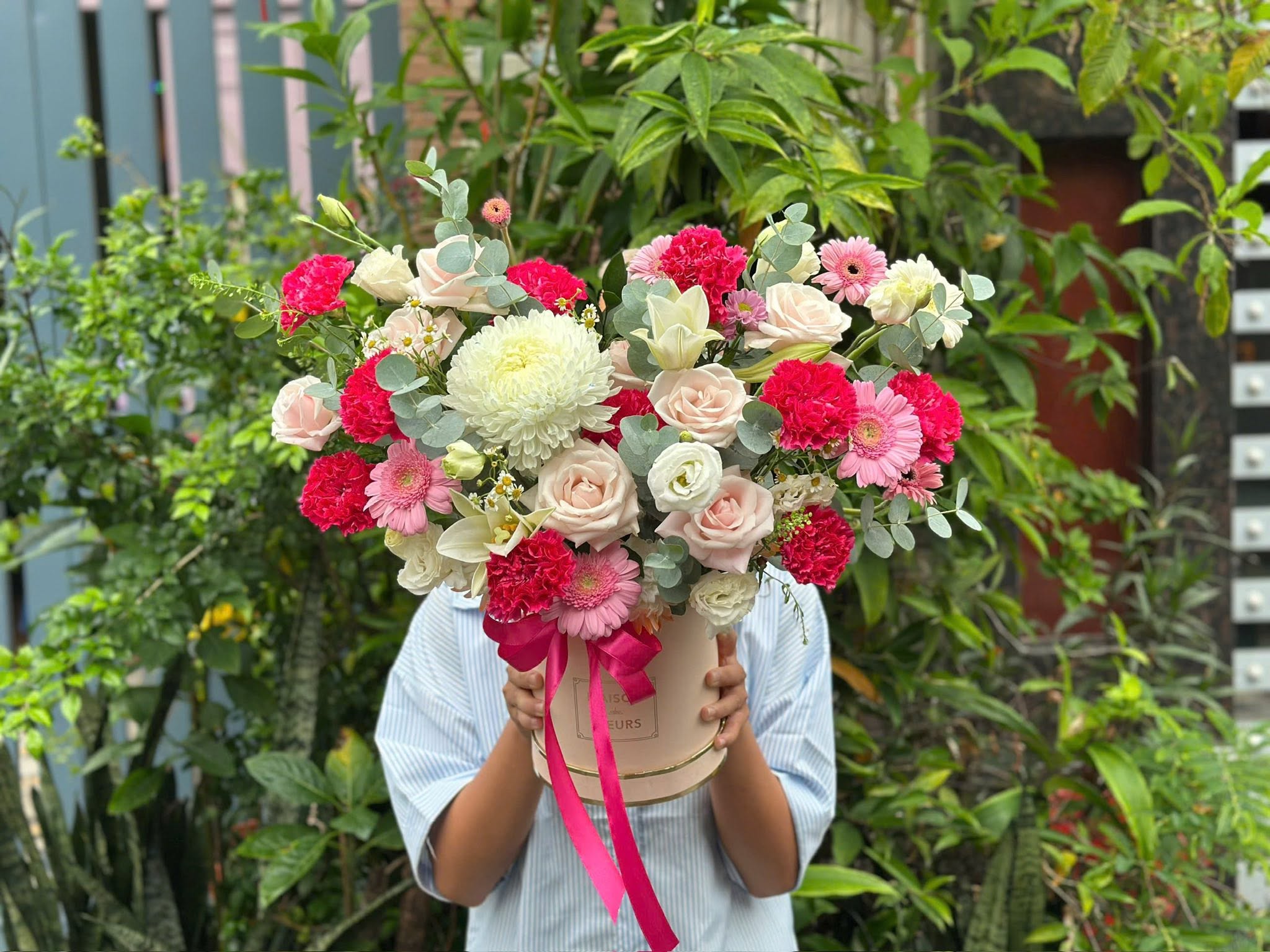 giỏ hoa khai trương tại Bình Tân