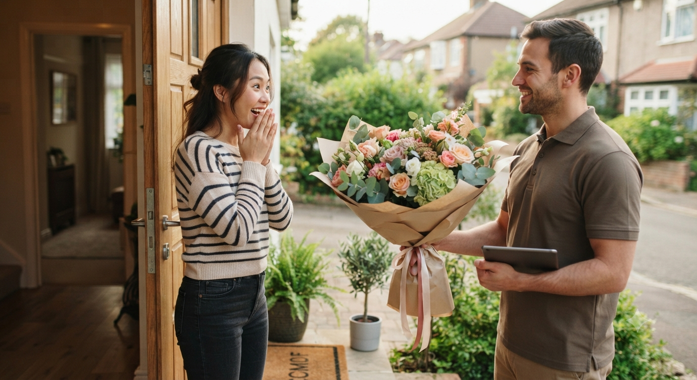 8. Tạo Sự Bất Ngờ Với Dịch Vụ Giao Hoa Tận Nơi